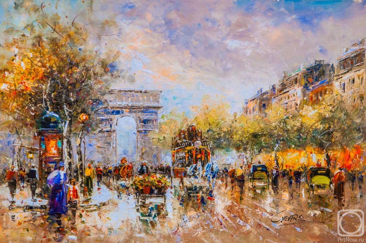    .  .     Champs Elysees, Arc de Triomphe N2, 