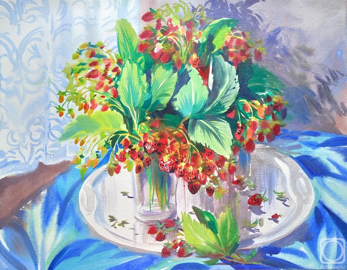 Mikhalskaya Katya. Strawberry bouquet