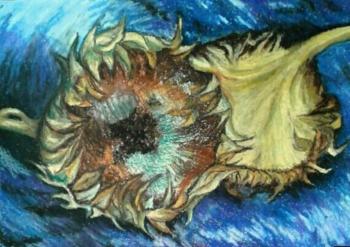 Sunflowers (copy of a Van Gogh painting). Khubedzheva Nataliya
