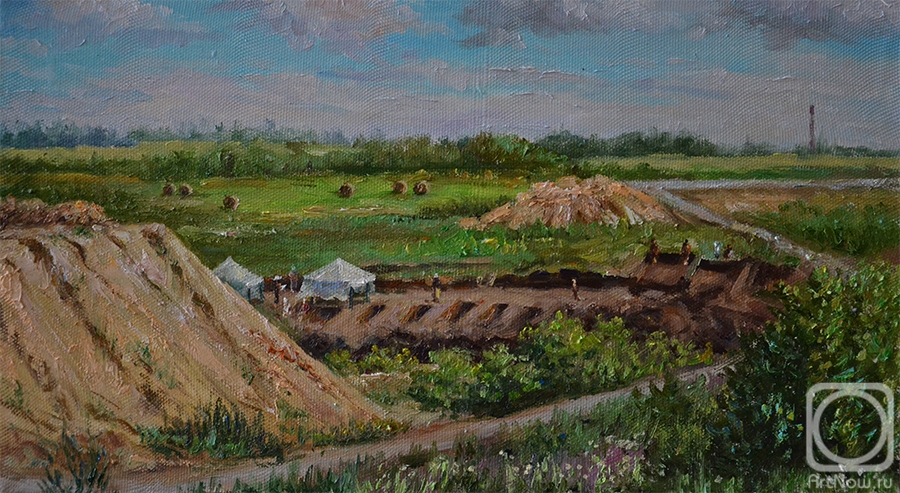 Bakaeva Yulia. Excavations of archaeologists