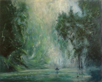 Where dreams lead IV (Green Color Picture As A Gift). Gubkin Michail