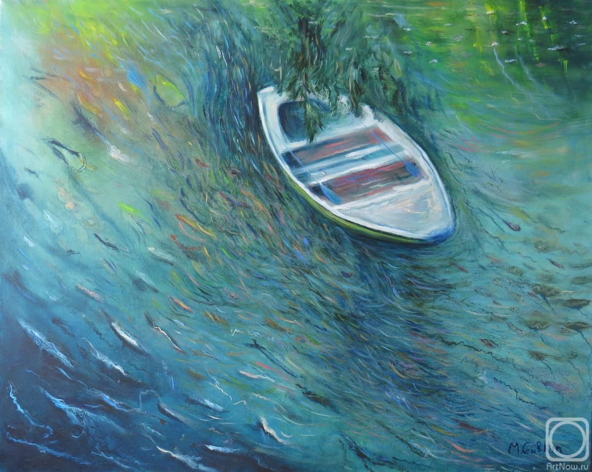 Gubkin Michail. Monet's Boat