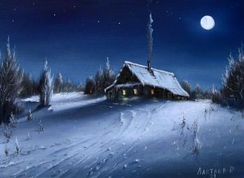 Winter night. Laktaev Roman