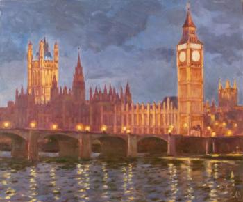 London. Thames Lights. Lapovok Vladimir