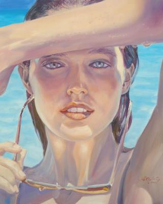 Portrait of a girl (Out Of The Water). Seryy Aleksey