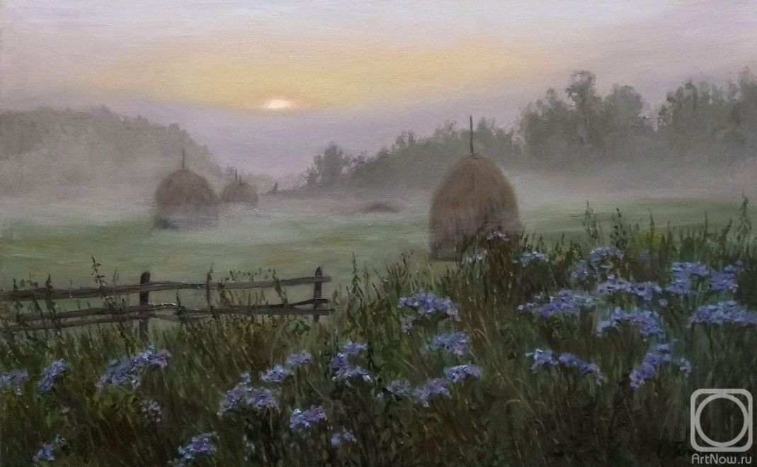 Tikunova Olga. A foggy morning in July