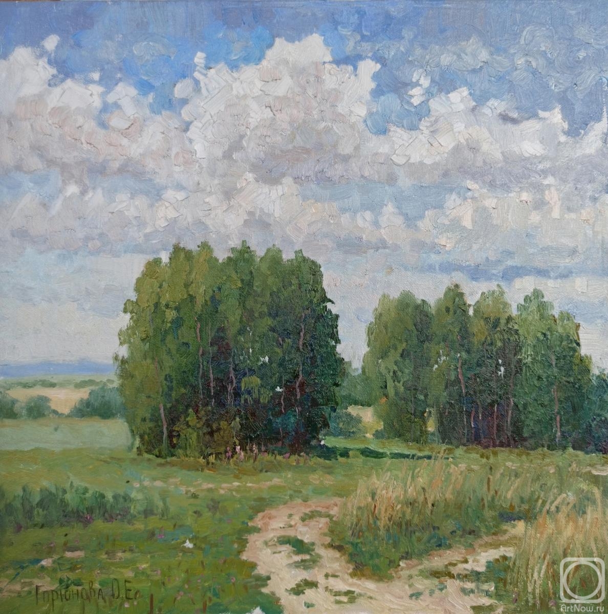 Goryunova Olga. Fields in Zverkovo