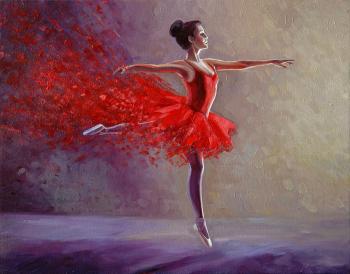 Ballerina (Dancer Painting). Vestnikova Ekaterina