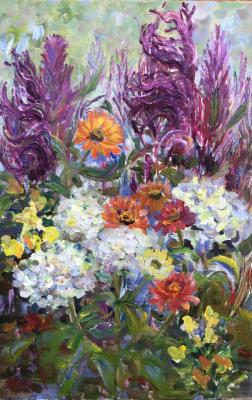 Hydrangeas, series "Flowers of my garden". Rozhina Lilia