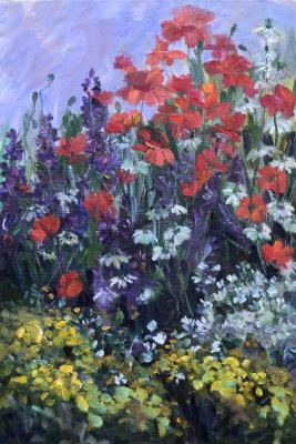 Poppies in my garden. The series "Flowers of my garden". Rozhina Lilia
