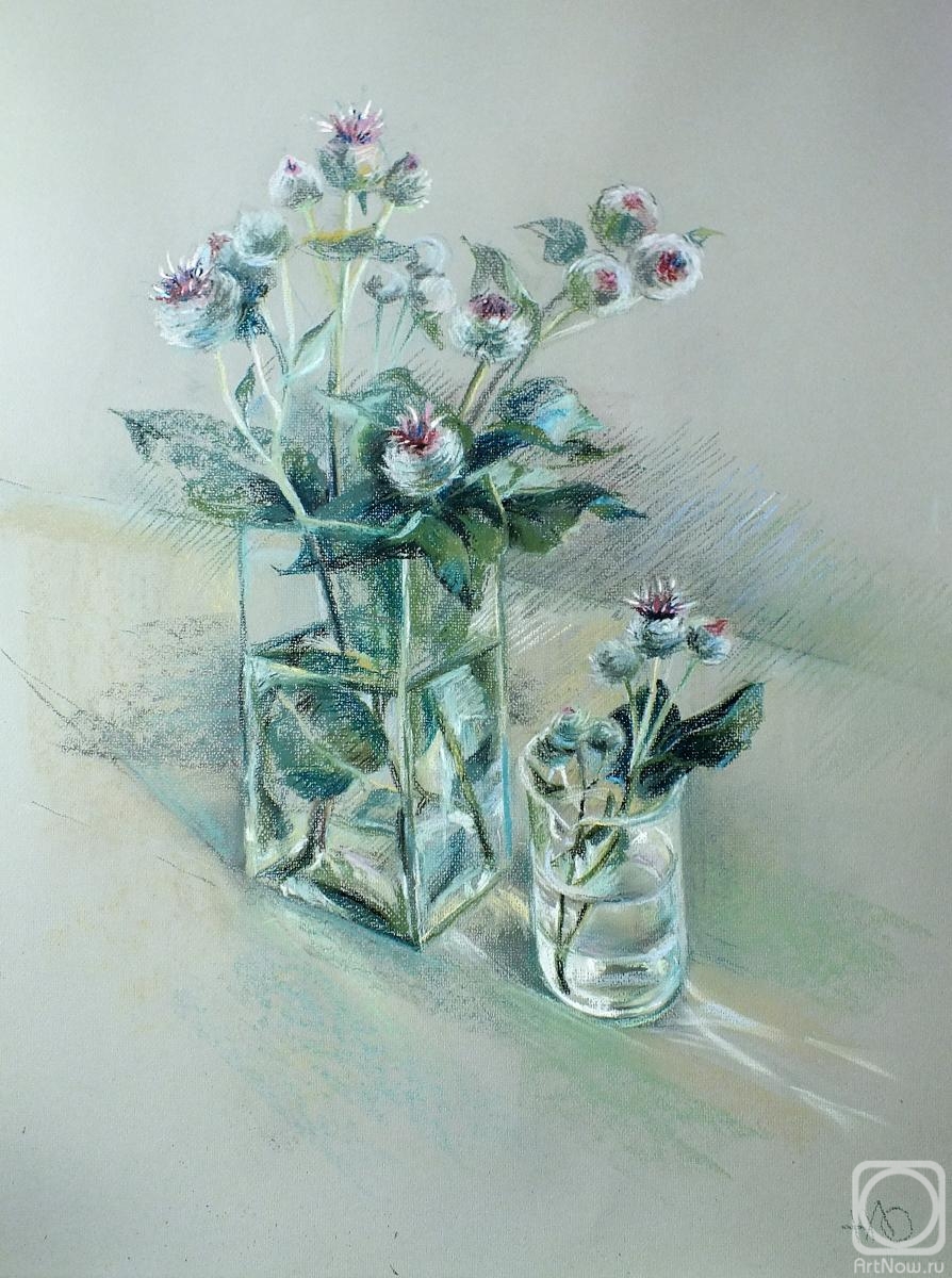 Odnolko Natalia. Burdock flowers