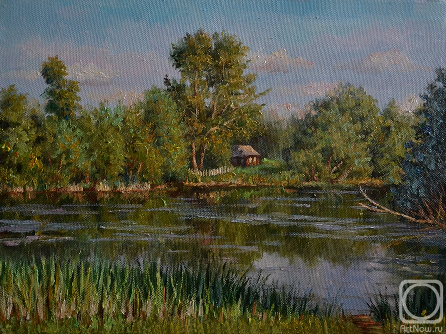 Bakaeva Yulia. Pond in the village
