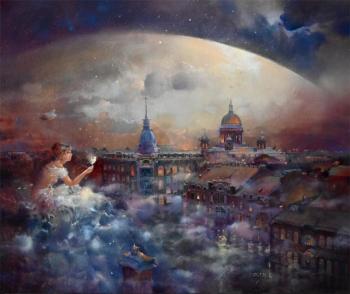 Above the clouds. Meeting with the city (Girl In The City). Velichko Roman