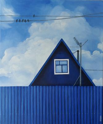 Blue house. Popova Tatyana