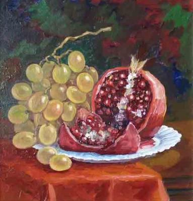 Fruits on red. Drobinin Alexandr