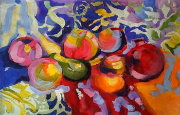 Still life with fruit. Golubtsova Nadezhda