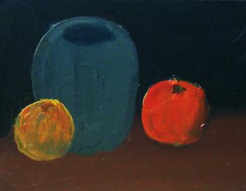 Still life with fruit. Jelnov Nikolay