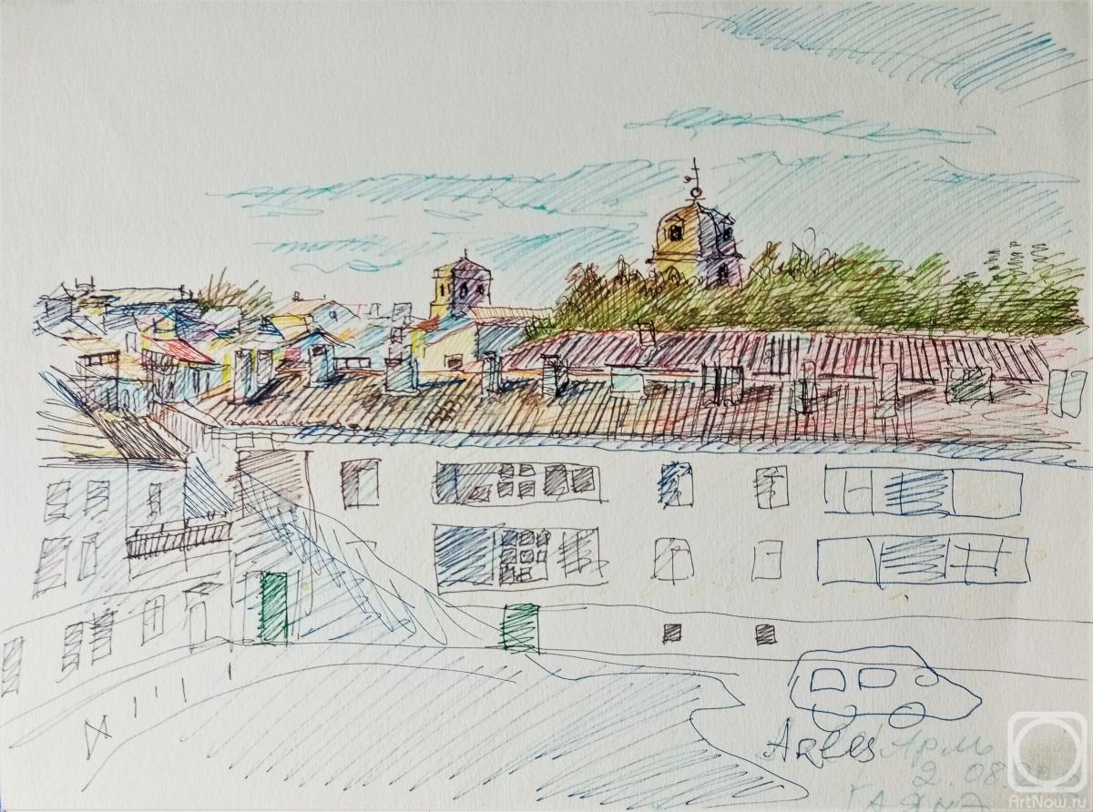 Dobrovolskaya Gayane. Arles, view from the window