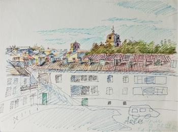 Arles, view from the window (  ). Dobrovolskaya Gayane