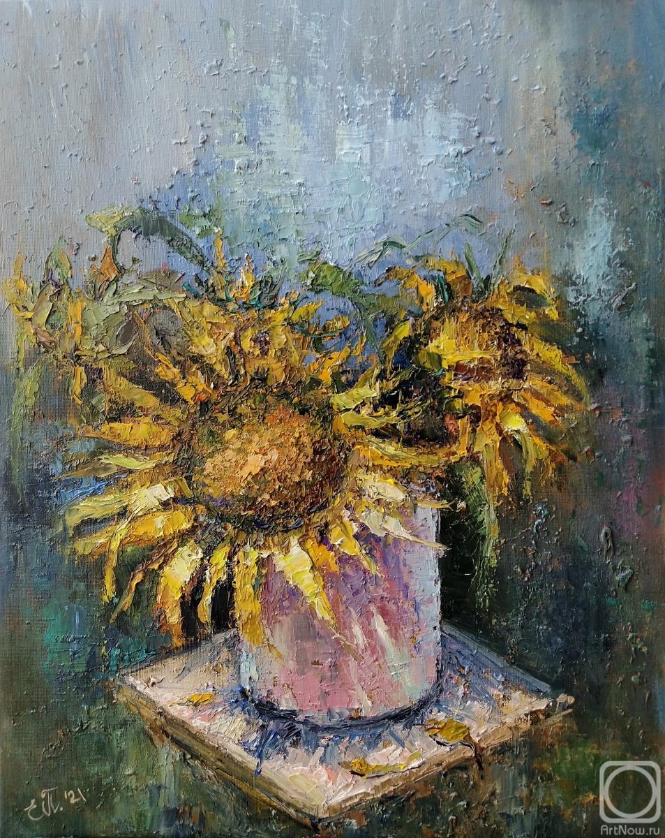 Polyudova Evgeniya. Sunflowers