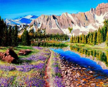 Mountain lavender. Belyanov Alexander
