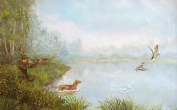 Duck hunting. Kulikov Sergey