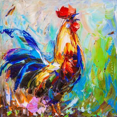 Spanish handsome rooster N4 (A Gift To A Farmer). Rodries Jose