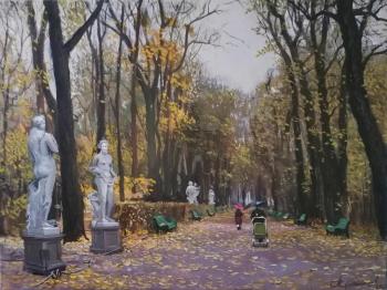 Autumn in the Summer Garden (Alley Summer Garden). Korabelnikov Aleksey