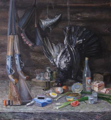 Still life of a hunter. Korabelnikov Aleksey