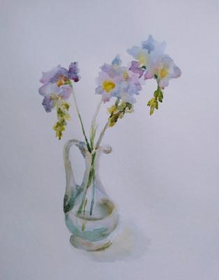 Little bunch of freesias