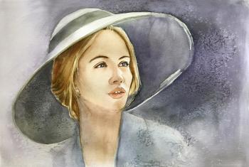 Женщина В Шляпе Фото