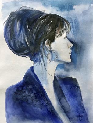 Sophie (Beautiful Watercolor). Zozoulia Maria