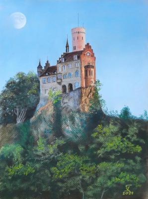 Castle on the cliff. Harlova Tatyana