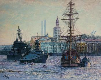 Petersburg and the ships. Abramova Anna