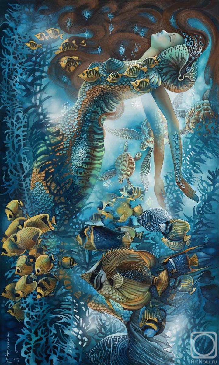 Sokolova Nadya. Little mermaid