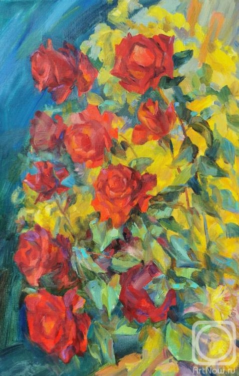 Mirgorod Irina. Roses. October Rhapsody