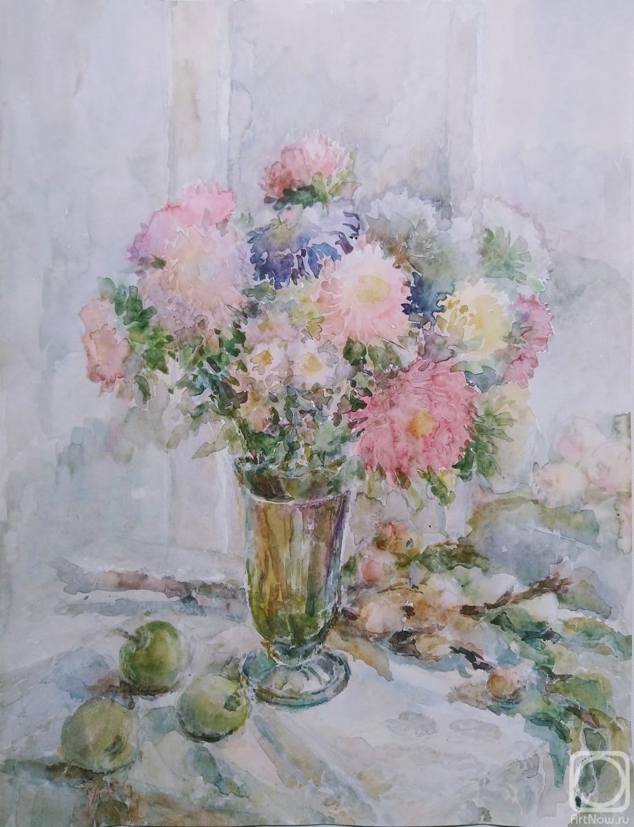 Klyan Elena. Asters in vase