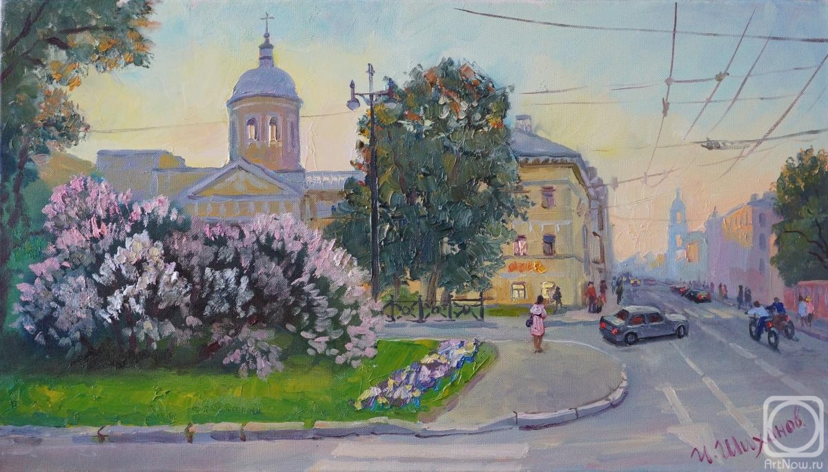 Shihanov Ivan. Summer evening in St. Petersburg