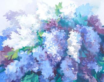 Картина «Сирень утренняя»