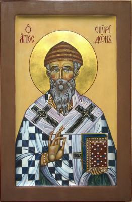 Icon of St. Spyridon Trimifuntsky