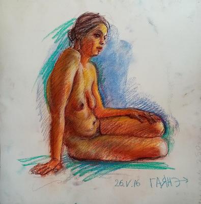 Painting Another nude. Dobrovolskaya Gayane