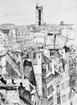 Paris. Tower of Saint-Jacques. 1506. Filiykov Alexander