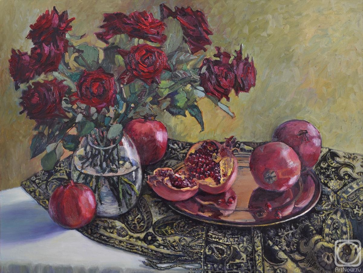Norloguyanova Arina. Roses and Pomegranates