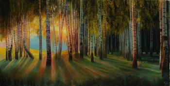 Birch grove. Sergeev Sergey