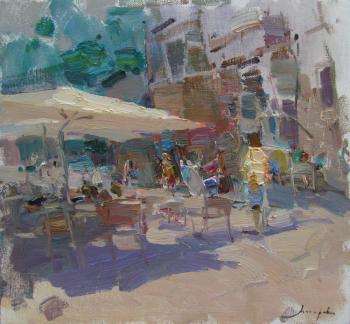 Summer cafe (People At Tables). Makarov Vitaly
