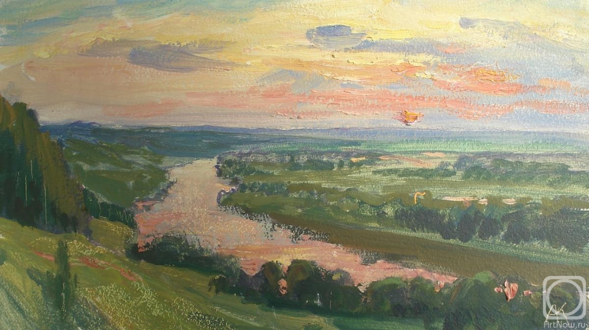 Kovalevscky Andrey. Sunset over Klyazma river