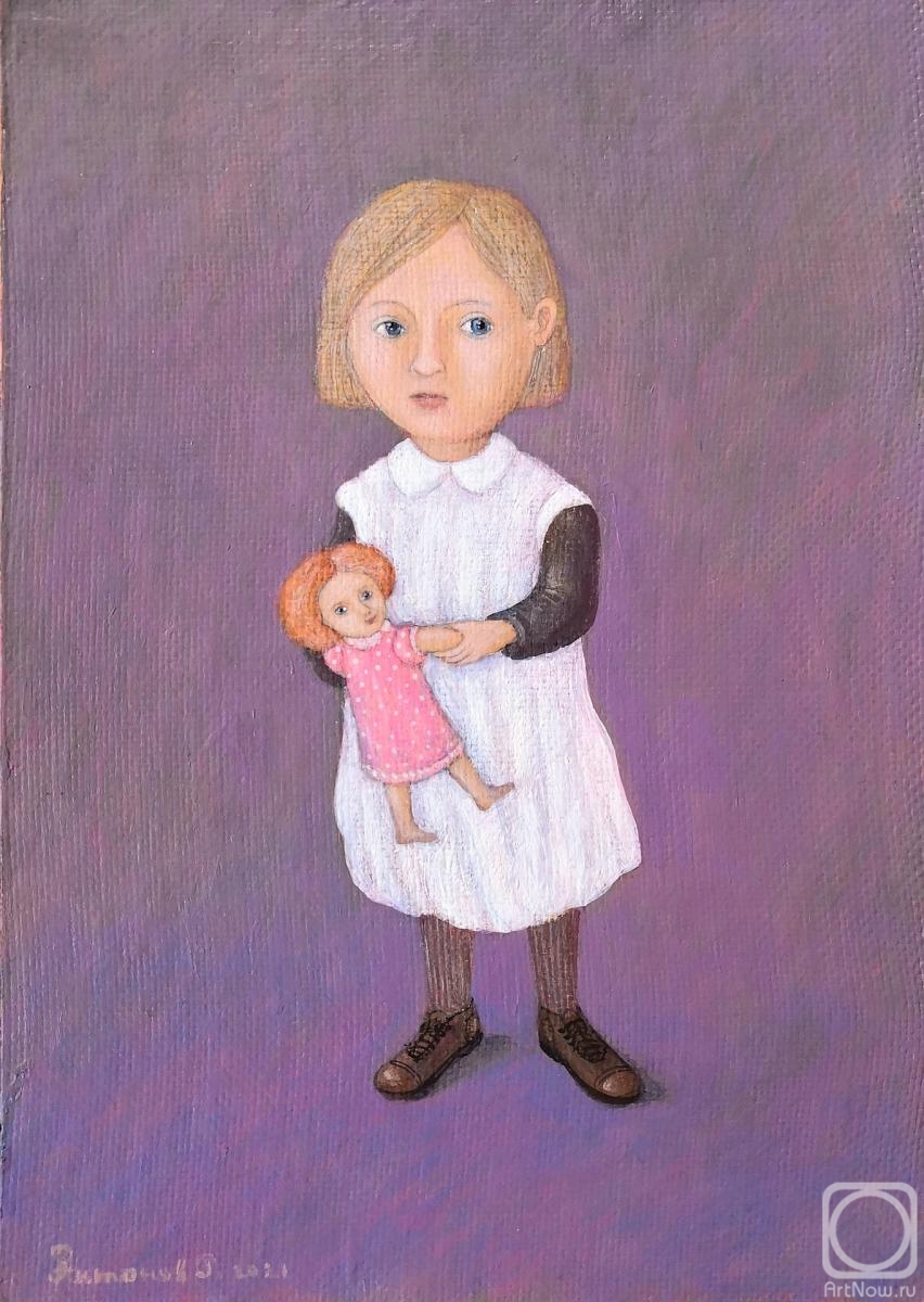 Antonov Roman. Girl with a doll