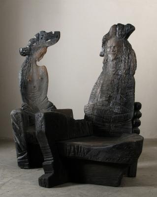 Rembrandt and Saskia (Sculpture Chairs). Potlov Vladimir