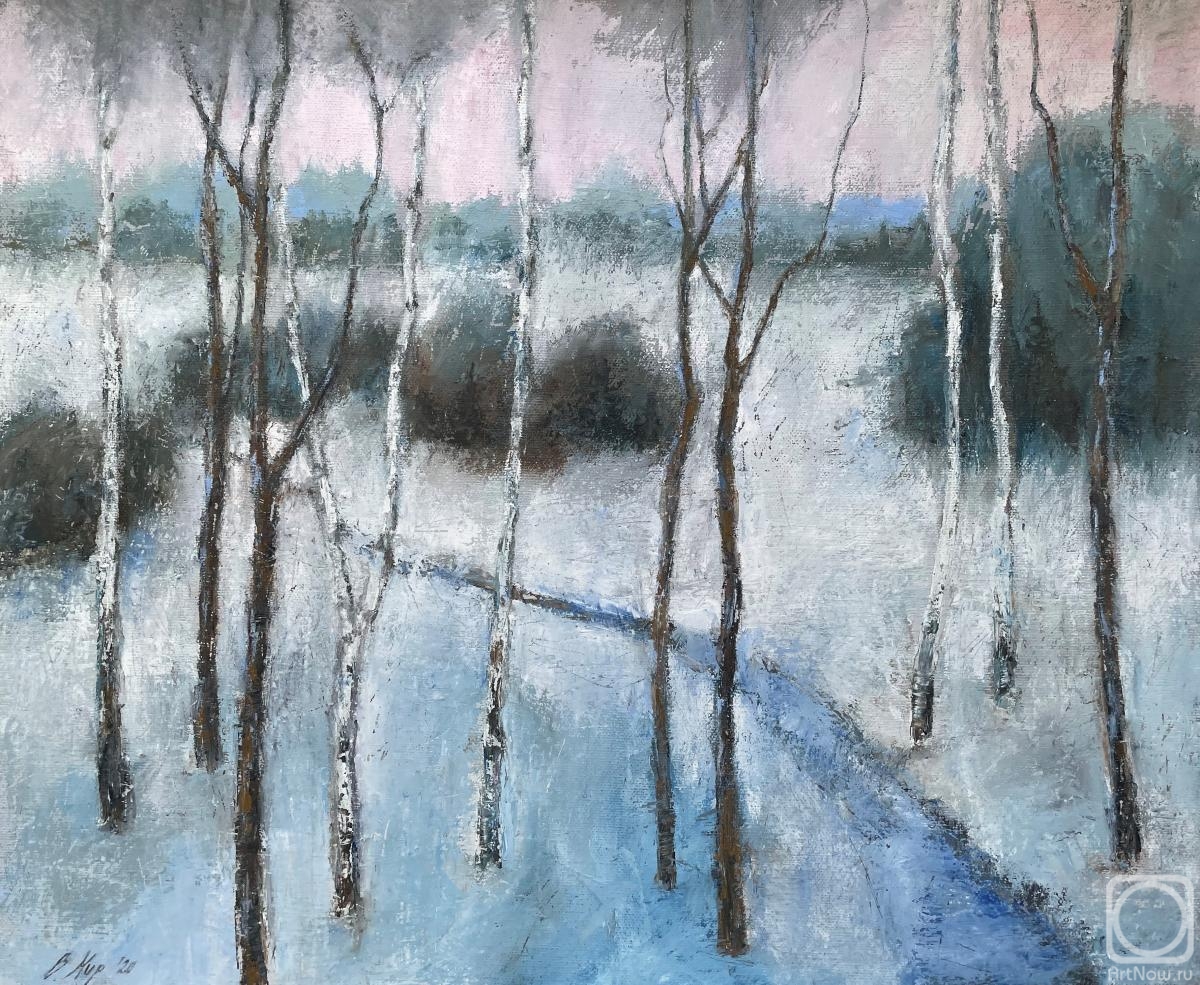 Mir Valentina. The silence of the winter forest