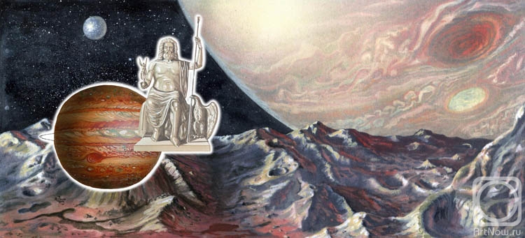 Krasnova Nina. Io, a moon of Jupiter